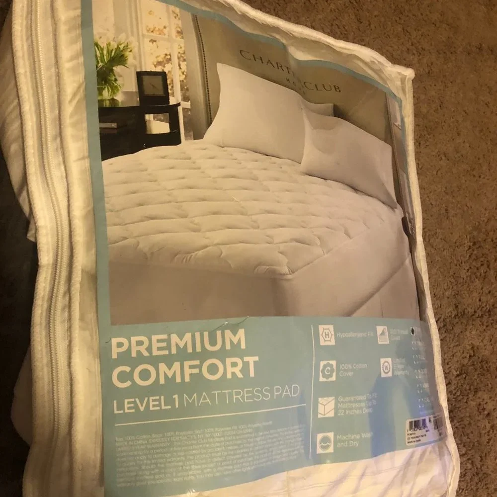 Charter Club Mattress Pad - Twin - Level 1